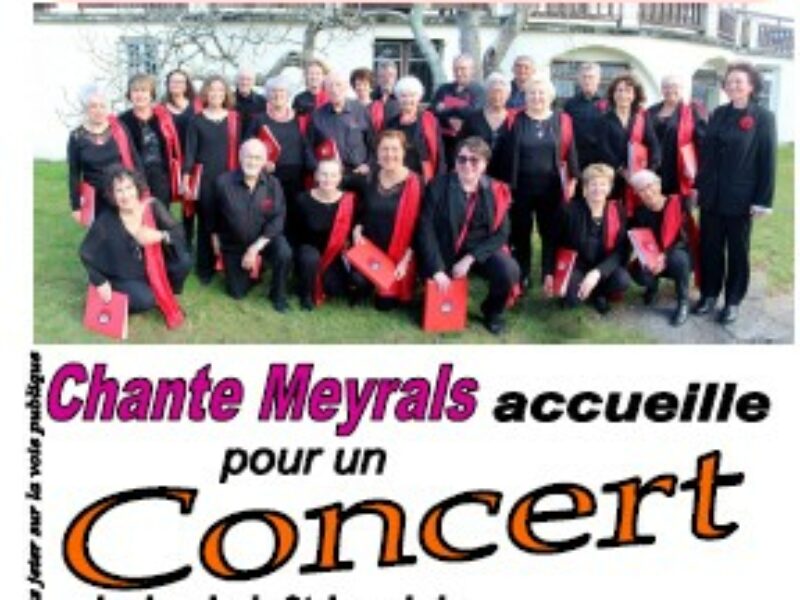 Club de Meyrals : Concert le 4 mai 2024