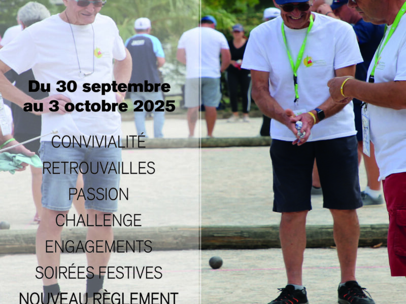 PETANQUE NATIONALE 2025