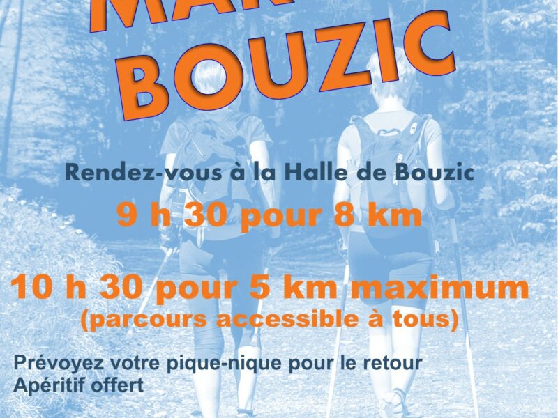 Club de Bouzic : MARCHE le samedi 9 mai à 9h30